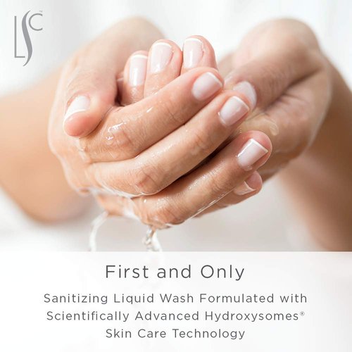 LABORATORY SKIN CARE Hand and Body Wash Cleanser For Adults and Children with Sensitive Skin, Unscented, Sanitizing Foaming Gel (2.7 Ounce)