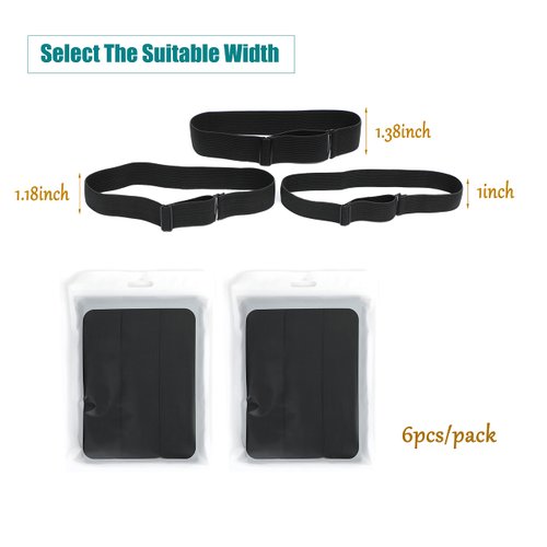 JIUSERLU Lace Melting Band, Adjustable Elastic Band For Wigs, Wig Bands,Edge Wrap To Lay Edges, Lace Front Melt Laying Strap,Wig Accessories Melt Band For Lace Wigs (1.38inch * 6pcs)