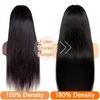 REMEEUBEAUTY 26 Inch 13x6 Straight Lace Front Wigs Human Hair 180 Density Pre Plucked with Baby Hair HD Transparent Lace Front Wigs Human Hair Wigs for Women Glueless Lace Frontal Wigs