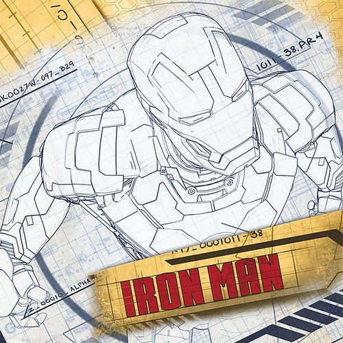 Iron Man 3 Luncheon Napkins
