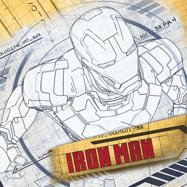 Iron Man 3 Luncheon Napkins