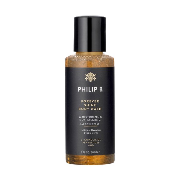 PHILIP B. Forever Shine Luxury Body Wash - Moisturizing and Revitalizing, 2 oz (60ml)