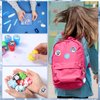 Blosssound 134 Pcs Winter Gift Bags Stuffers Winter Snowflake Theme Slap Bracelets Mochi Balls Stampers Badges Keychains Stickers Bags for Holiday Goodie Bags Items Classroom Rewards
