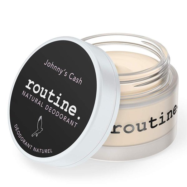 Routine Natural Deodorant, 50ml, Made in Canada (Johnny's Cash)