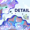 GENBREE Light Up Mermaid Headband Led Starfish Hair Band Glowing Shell Headbands Pearl Beach Festival Party Hair Accessories