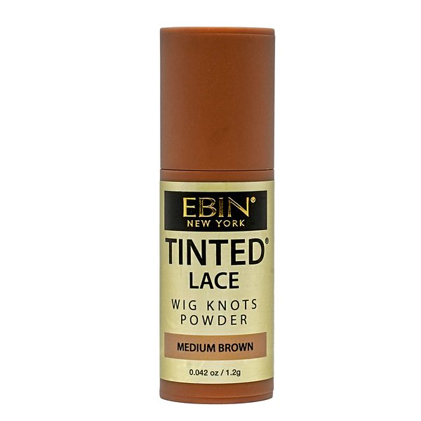 EBIN NEW YORK Tinted Lace Powder - Medium Brown, 1.2g | Long Lasting Formula Blends Seamlessly with Your Skin Tone