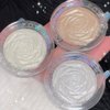 Pearl White Face Highlighter Makeup Shimmer Glitter Rose Sparkly Highlighters Makeup Powder Palette for Face Cheek Skin iluminadores iluminador (pearl white)