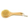 Short Handle Body Brush, Natural Bristles Wooden Bath Brush Shoulder Back Exfoliating Dry Brushing Skin Care