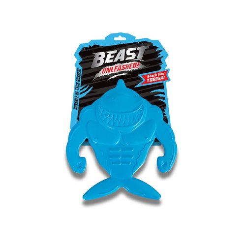 Beast Unleashed Shark Tosser Dog Toy Premium Rubber