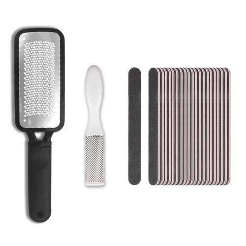 Foot Scrub Supplies, Professional Pedicure Kit,Callus Remover for Feet with Stainless Steel,23 in 1 Pedicure Kit,Pedicure Tools