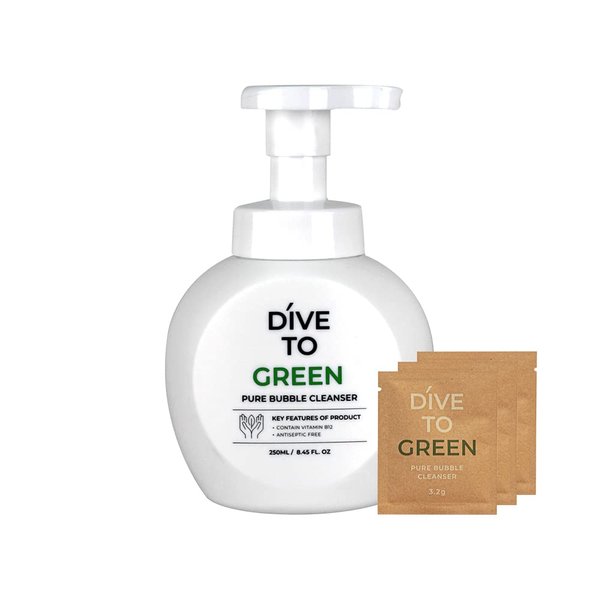 LON.G DIVE TO GREEN Pure Bubble Facial Cleanser