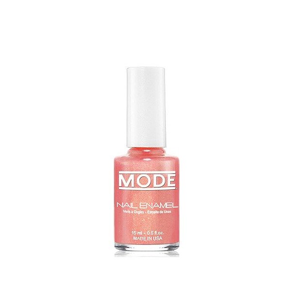 MODE Nail Enamel Shade #114 Plum Wine Berry with Rich Shimmering Frost Pearl - Long Wear, High Gloss, Chip Resistant, No Cruelty Vegan Salon Nail Polish Made in the Beautiful USA, 0.50 fl oz
