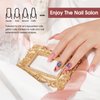 ROSALIND Clear Nude Pink Acrylic Poly Extension Gel, 2 PCS 60ml Clear Poly Nail Gel kit Nail Builder for Clear Nail Art Decoration, Nail Thickening Poly Nail Gel Tube Easy to DIY Use Need UV Lamp