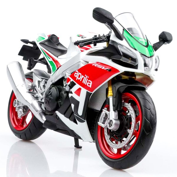 TOKAXI 1/12 Scale Aprilia RSVA RR1000 Diecast Toy Motorcycles,Aprilia Motorcycle Model,RSVA RR1000 Motorcycle Toy Gifts for Boys Girls