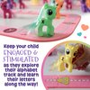 Skoolzy Alpha Tracks Unicorn Toys for Girls Age 4-6, Alphabet Learning Toys, ABC Toys for Kids Ages 3-5, Animal Puzzle Games. Fairy Lovers Letters Matching Montessori Toy for Girls, 41 Pc Gift