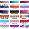 EMMOR Jumbo Braiding Hair Extensions 24 Inch High Temperature Synthetic Fiber 3 pcs Box Braids Braiding Hair Twist Crochet Braids Pre Stretched Kanekalon(Ombre Light Brown)