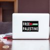 10 Pack Free Palestine Gaza Flag Arabic Freedom for Palestinians Stand with Israel Flag Support Israel Stickers Laptop Bumper Decal Window Waterproof Car Stickers