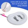 2 Pack Inflatable Pool Foot Bath Basin-Folding Pool Foot Wash Basin Tub-Portable Foot Bath Basin Pool for Outdoor Backyard and Swimming Pools