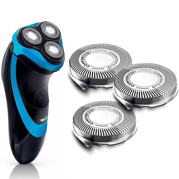 SH30 Replacement Heads for Philips Norelco Series 3000, 2000, 1000 Shavers and S738 Click and Style, Closecut SH30 Shaving Heads, Razor Blades for S1560