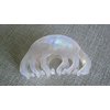 Generic Pearly white iridescent hair claw clip for medium fine hair