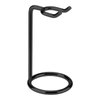 Linkidea Stainless Steel Safety Razor Stand, Brush Shaving Holder, Deluxe Men's Shaving Holder Base, Brush and Razor Holder Stand with Non-Slip Base, Black (Height 3.7")