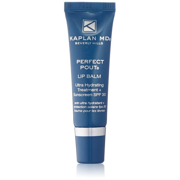 KAPLAN MD Perfect Pout Lip Balm, Ultra Hydrating Treatment + SPF 30 Sunscreen, 0.35 oz