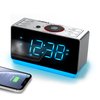iTOMA Alarm Clock Radio with Bluetooth Speaker, FM Radio, Dual Alarm with Snooze, Large LED Display, Dimmer Control, USB Charging Output and Night Light CKS708