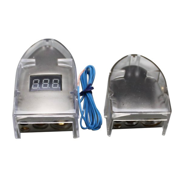 12-24V Car Digital Display Positive Negitave 0/8 Gauge AWG Nickel Plated Car Battery Terminal Car Audio Parts