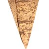 BambooMN 3.15" x 1.38" Premium Appetizer Bamboo Leaf Food Cone, Natural Disposable, Great for Catering, Parties and Home Use, 100 Pieces