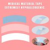 48pcs Wig Tapes for Lace Wigs, Invisible Waterproof Double Side Tape for Wigs Lace Front Wig Tape Toupee Tape Strips Wig Lace Tape for Fixing Wigs (Blue)