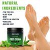 Viking Revolution Tea Tree Foot Cream for Dry Cracked Heels - Foot Cream for Dry Cracked Feet Foot Balm for Dry Cracked Feet - Foot Cream for Dry Feet Foot Repair Cream with Aloe Vera and Mint (8oz)