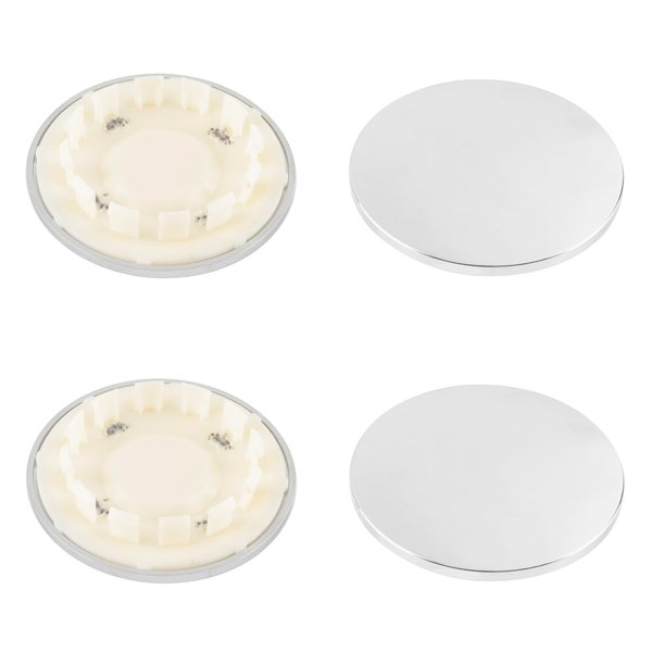 DewFlew 4Pcs Wheel Center Caps for 2013-18 Dodge Ram 2500 3500 Wheel Rim 97mm(3.81in) Chrome Hub Cap, Replacement 5RK12RXFAA 04726280AA Wheel Cover
