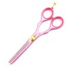 Kutting Edge - Hair Scissors Professional Hair Cutting Scissors Kit Thinning Shears Hairdressing Scissors Set, Pink Coated Barber Scissors 6.0” Set