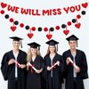 We Will Miss You Banner,Goodbye Party Banner Retirement Banner,Premium Going Away Party Decorations,Large Farewell Decor for Goodbye Parties Durable Fabric, Easy Hang Indoor Outdoor Use