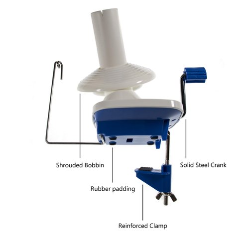Stanwood Needlecraft YBW-A Hand-Operated Yarn Ball Winder, 4-Ounce