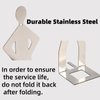 natalieenati 4 PCS Funny BBQ Stand Man Hot Dog Holder-Reusable Stainless Steel Hotdog and Sausage Stand-Portable Hot Dog Roaster-Barbecue Grill Accessories-Ideal For Camping And Party Gifts