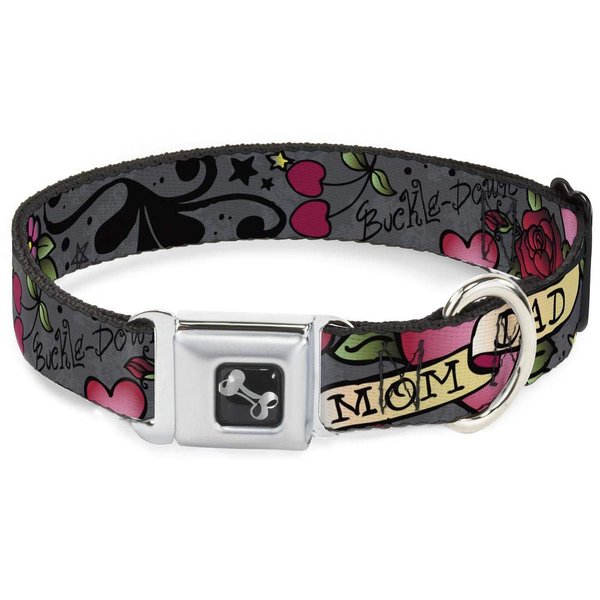 Dog Collar Seatbelt Buckle, 1.5" Wide - Fits 16-23" Neck - Medium, DC-W31316-WM