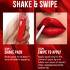 MLSMILE Matte Liquid Lipstick for Women, Lip Gloss Longwear No-Budge Lipcolor Makeup, Highly Pigmented Color and Waterproof, Nonstick Lip Glaze, 1 Count(02#Cheeky)