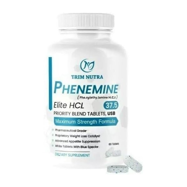 Phen.emine Elite 37.5 – Maximum Strength Appetite Support, 60 Tablets – Fast-Acting Diet Formula