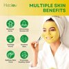 Healov Sulfur Face Mask – All Natural Sulfur Facial Clay Mask – Glowing Skin Mask For Acne, Spots, Oily Skin – Sulfur Acne Mask Absorbs Excess Oil and Unclogs Pores – Sulfur Mask Skincare
