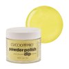 Cuccio Colour Powder Nail Polish - Lacquer For Manicures And Pedicures - Highly Pigmented Powder That Is Finely Milled - Durable Finish With A Flawless Rich Color - Bright Neon Yellow - 1.6 Oz