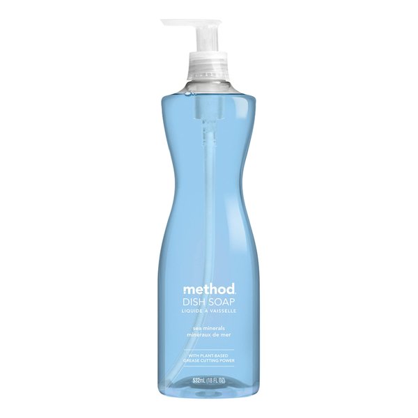 Method Dish Soap, Sea Minerals, Biodegradable Formula, Tough on Grease, 18 Fl Oz (Pack of 1)