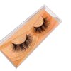 GOO GOO Mink Eyelashes 16mm Natural Mink Lashes 3D Layered Effect Siberian Fake Eyelashes Hand Made Strips Real Eye Lashes Reusable False Lashes for Women 1 Pair