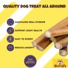Woofley's 6" Jumbo Thick Buffalo Bully Sticks - (18 Count) - Bully Sticks for Dogs - Long Lasting Bully Stick Dog Chews