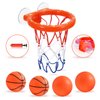 Bath Toys - Bathtub Basketball Hoop for Kids Toddlers,Bath Toys Shower Toys for Kids Ages 4-8,Suction Cup Basketball Hoop & 4 Soft Balls Set for Boys Girls,Mold Free No Mold Bath Toys for Toddlers