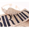 Birthday Girl Sash & Rhinestone Tiara Kit - Gold Glitter Birthday Gifts Birthday Sash for Women Birthday Party Supplies