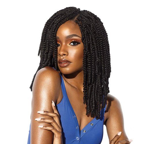 Sensationnel Ruwa Twist braiding hair -Spring Twist 8 inch water repellent kanekalon fast dry synthetic braid in hair extensions - RUWA Spring Twist 8 Inch (SM1B/30)