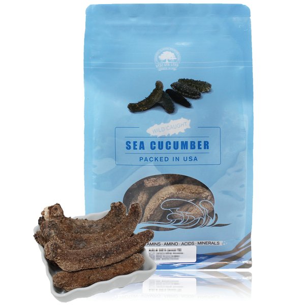 DOL Wild Alaska Red Sea Cucumber 野生阿拉斯加紅海參 （Dried Sea Cucumber）- in Bag (Small 1lb/bag)