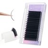ANNAFRIS 16 Rows Volume Classic Eyelash Extension 0.15 D Curl 10mm Matte Black Individual False Eye Lashes Extension Salon Use Natural Soft Fake Eyelashes Supplies (0.15 D, 10mm)