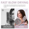 Daily Gard Detangling Brush, Dry and Wet Vented Detangler Hair Brush for Women and Men, Professional Paddle Curved Styling Hairbrush for Straight/Curly/Thick/Long/Wavy/Damaged Hair, Beige